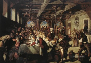 Tintoretto Painting - Marriage at Cana Italian Renaissance Tintoretto